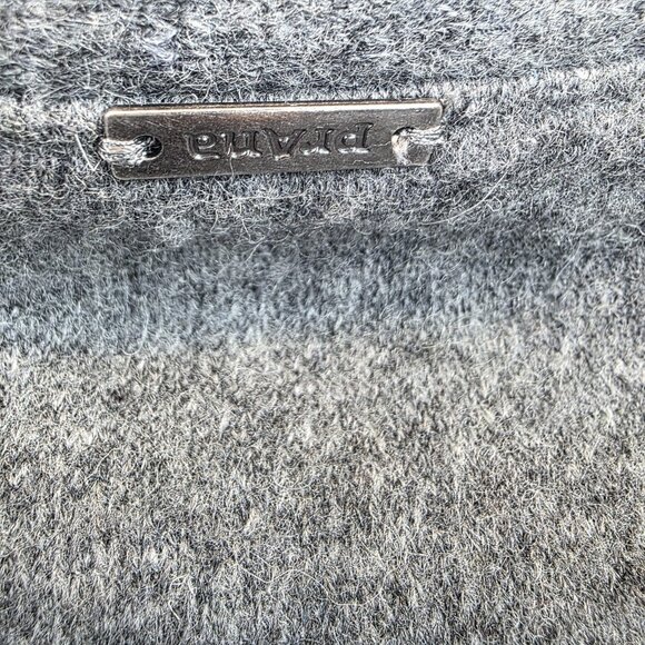 PrAna Sweater Womens Small Gray Wool Blend Hoodie Pullover Drawstring Hem Cozy - Picture 9 of 9